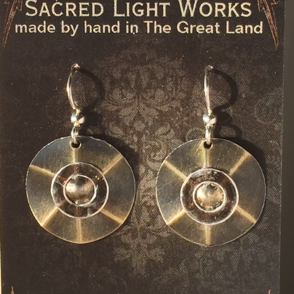 Rustic earrings - Picture 2 of 2